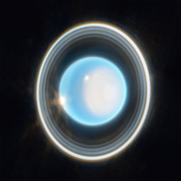 «James Webb» получил снимок Урана, его колец и спутников
