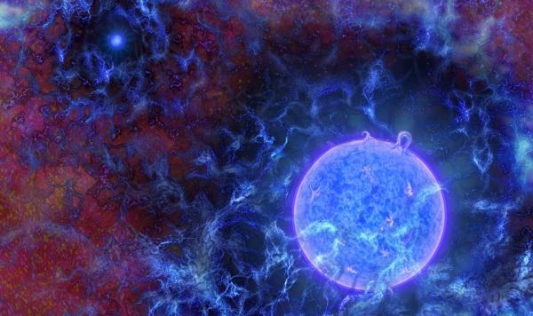 Астрономы нашли следы от взрывов первых звезд во Вселенной